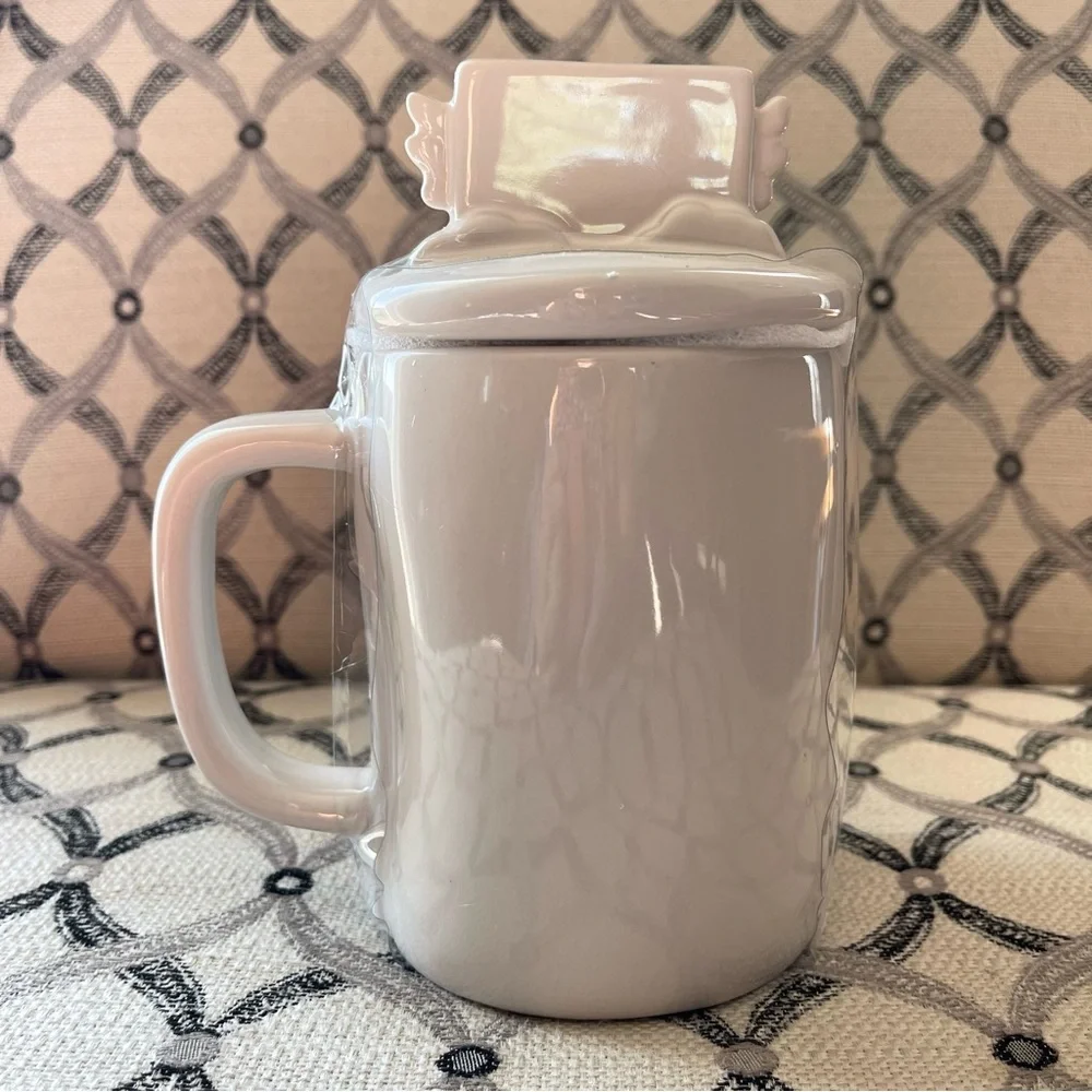 Rae Dunn Love Letters Mug with Topper - Picture 2 of 4